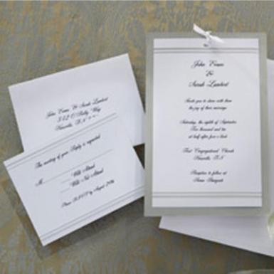 Wilton Simply Elegant Wedding Invitation Kits x 25 1008-183 Image 1