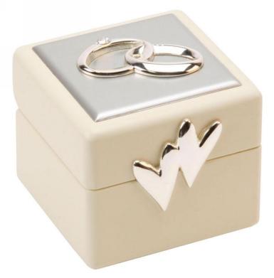 Wedding  Amore Double Hearts Ring Box Image 1