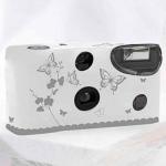 Single Use Camera - Butterfly Garden White and Silver image