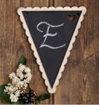 Timber Bunting Flags - DIY Message x 5 image