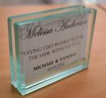 Glass Placecard Holders image
