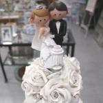 Bride and Groom Cake Toppers- Just Married image