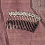 Small Diamate Side Comb - Flower Girl Comb image