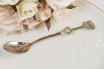 Silver Teaspoons with Ribbon and Tag x 4 image