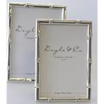 Silver Plated Bamboo Frame 4x6 image