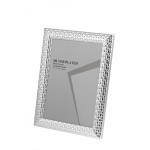 Rounded Weave Silver Pltd Frame 4x6 image