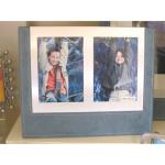 Blue Suede with Stitch Vert Frame 3.5X5 image