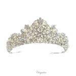 Chrysalini Pearl Bridal Crown, Wedding Tiara - TORRIE image