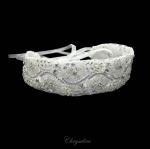 Chrysalini Bridal Headband, Wedding Vine Hairpiece with Crystals - E92196 image
