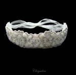 Chrysalini Bridal Headband, Wedding Vine Hairpiece with Crystals - E92203 image