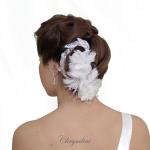 Chrysalini Designer Wedding Hairpiece, Deluxe Bridal Fascinator - AR69313 image