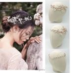 Chrysalini Designer Wedding Hairpiece, Deluxe Bridal Fascinator - DAKOTA image