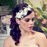 Chrysalini Designer Wedding Hairpiece, Deluxe Bridal Fascinator - MIA image