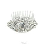 Chrysalini Crystal Bridal Crown, Wedding Comb Hairpiece - C6171 image