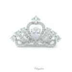 Chrysalini Crystal Bridal Crown, Wedding Comb Hairpiece - MT4020 image
