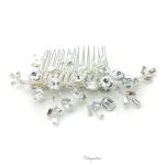 Chrysalini Crystal Bridal Crown, Wedding Comb Hairpiece - R38977 image