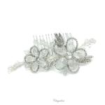 Chrysalini Crystal Bridal Crown, Wedding Comb Hairpiece - R62174 image