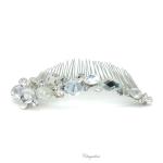 Chrysalini Crystal Bridal Crown, Wedding Comb Hairpiece - R63364 image