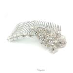 Chrysalini Crystal Bridal Crown, Wedding Comb Hairpiece - R63380 image