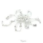 Chrysalini Crystal Bridal Crown, Wedding Comb Hairpiece - R67787 image