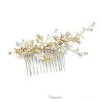 Chrysalini Crystal Bridal Crown, Wedding Comb Hairpiece - R61850 image
