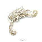Chrysalini Crystal Bridal Crown, Wedding Comb Hairpiece - R631721 image