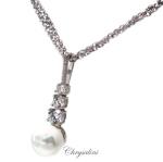 Bridal Jewellery, Chrysalini Wedding Necklaces with Pearls - XPN048 image