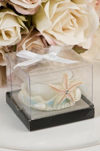 Wedding  Starfish Tealight Candles Image 1