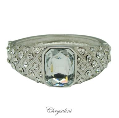 Bridal Jewellery, Chrysalini Wedding Bracelets with Crystals - CB5564 CB5564 Image 1