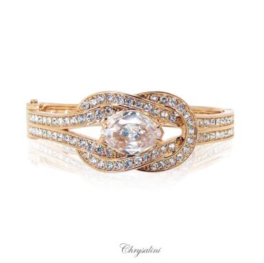 Bridal Jewellery, Chrysalini Wedding Bracelets with Crystals - CB8514 CB8514  Image 1