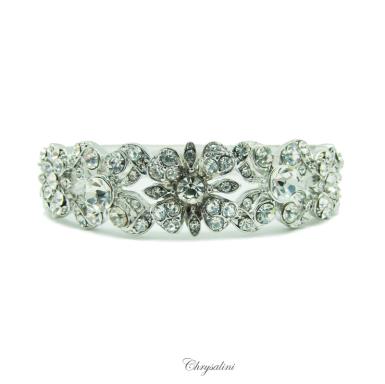 Bridal Jewellery, Chrysalini Wedding Bracelets with Crystals - CB8802 CB8802 -min2- Image 1