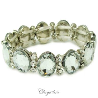 Bridal Jewellery, Chrysalini Wedding Bracelets with Crystals - FB9459 FB9459 Image 1