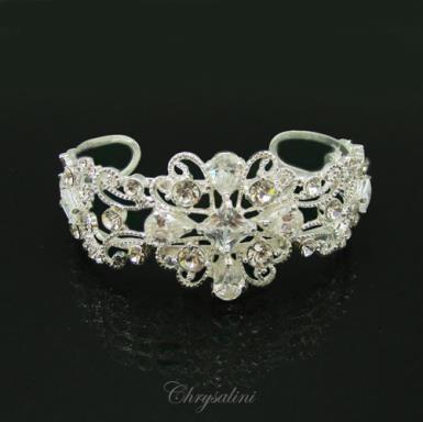 Bridal Jewellery, Chrysalini Wedding Bracelets with Crystals - FC0189 FC0189 Image 1