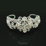 Bridal Jewellery, Chrysalini Wedding Bracelets with Crystals - FC0189 image
