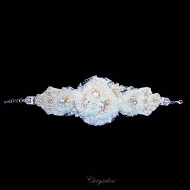 Bridal Jewellery, Chrysalini Wedding Bracelets with Crystals - HL1857 HL1857 Image 1