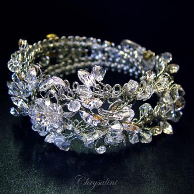 Bridal Jewellery, Chrysalini Wedding Bracelets with Crystals - HL882G HL882G Image 1
