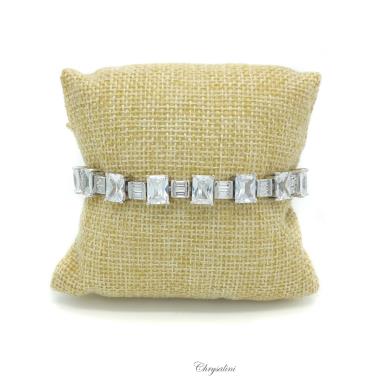 Bridal Jewellery, Chrysalini Wedding Bracelets with Crystals - MB0021 MB0021-LIMITED IN STOCK Image 1