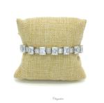 Bridal Jewellery, Chrysalini Wedding Bracelets with Crystals - MB0021 image
