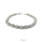 Bridal Jewellery, Chrysalini Wedding Bracelets with Crystals - MB0041 image