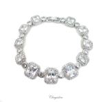 Bridal Jewellery, Chrysalini Wedding Bracelets with Crystals - MB0056 image