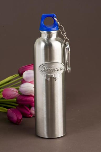 Wedding  Stainless Steel Water Bottle - Customised Image 1