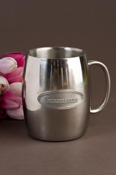 Wedding  Stainless Steel Mug with Handle - Customised Image 1