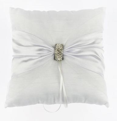 Wedding  Diamante Clasp Ring Pillow Image 1