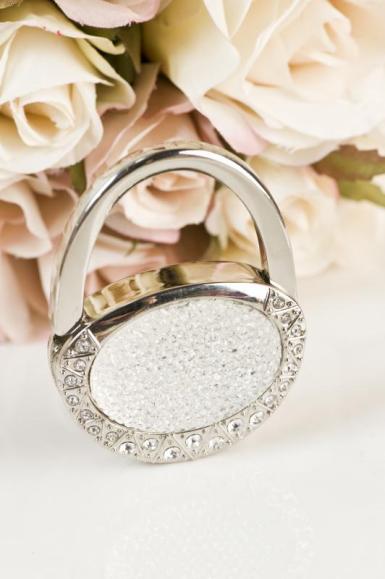 Wedding  Diamante Studded Handbag Hook Image 1