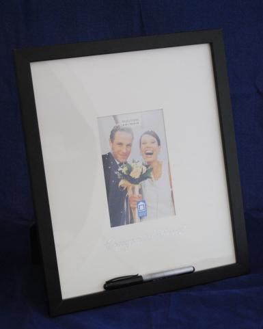 Wedding  Wedding Signature Frame with Pen Image 1