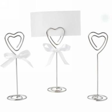 Wedding  Photo Clip Placecards x 18 pieces, table number holder Image 1