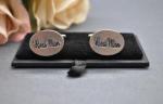 Brushed Silver Cuff Links image