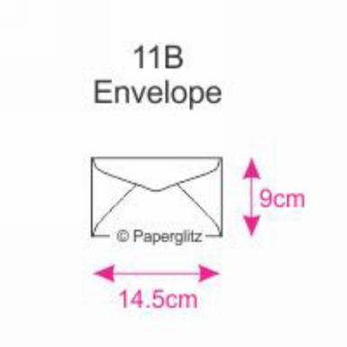 Wedding  Envelopes Size 11b x 10 Image 1