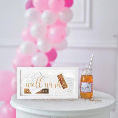 Wedding  'Well Wishes' Message Box with 50 Cards Image 1