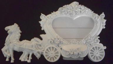Wedding  Horse and Carriage Photo Frame Image 1